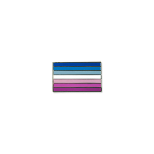 Arthritis awareness lapel pin showcasing a stylised yellow sunburst with thick black outlines against a blue background.