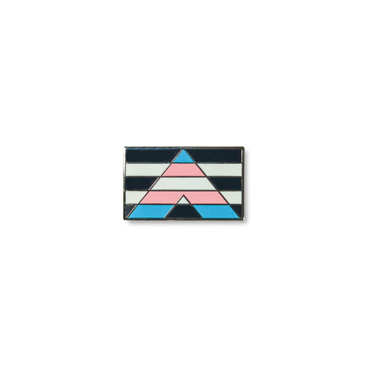 Yieki branded transgender ally lapel pin