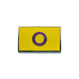An image of a Intersex flag pin