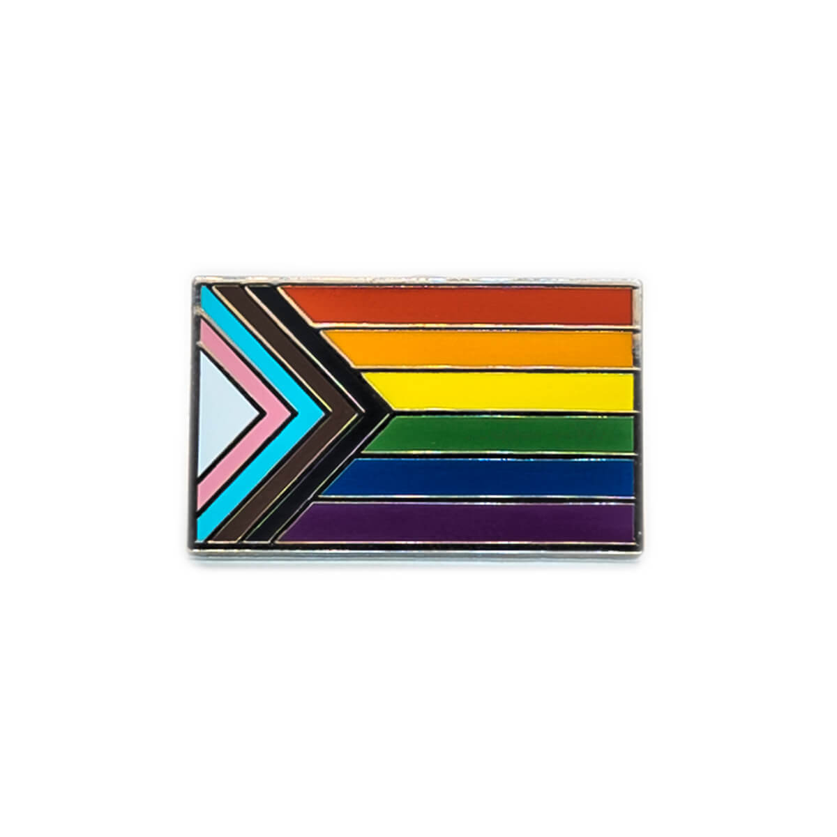 Progressive Pride Flag Lapel Pin