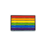 An image of a rainbow flag pin