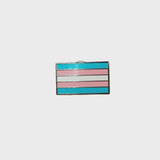 A video of a rotating transgender pin