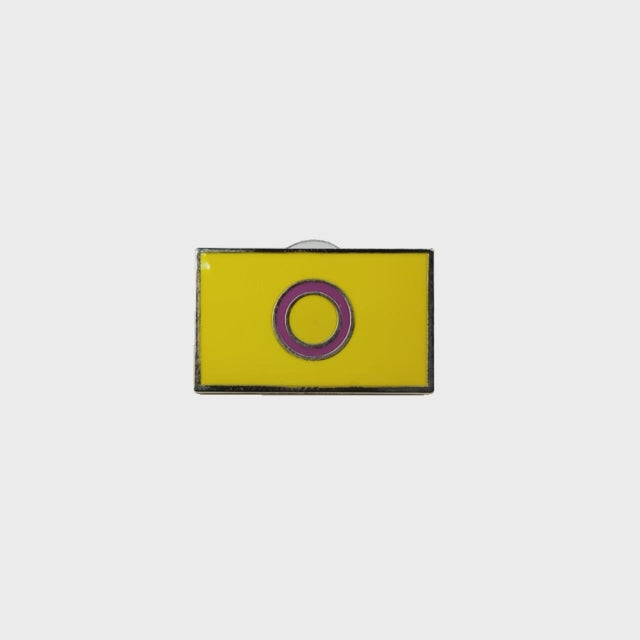 A video of a rotating Intersex pin