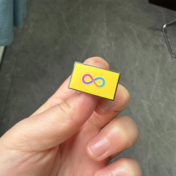 Autistic Pride Flag Lapel Pin